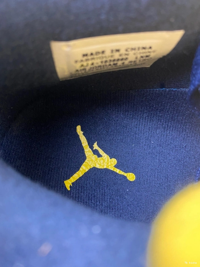 Reps TBK AJ4-1036660 Michigan (PE) Retro Air Jordan 4 0801